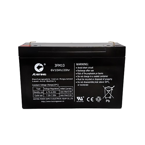 6V10Ah versiegelte Blei-Säure-Batterie 3FM10 USV-Batterie Hersteller